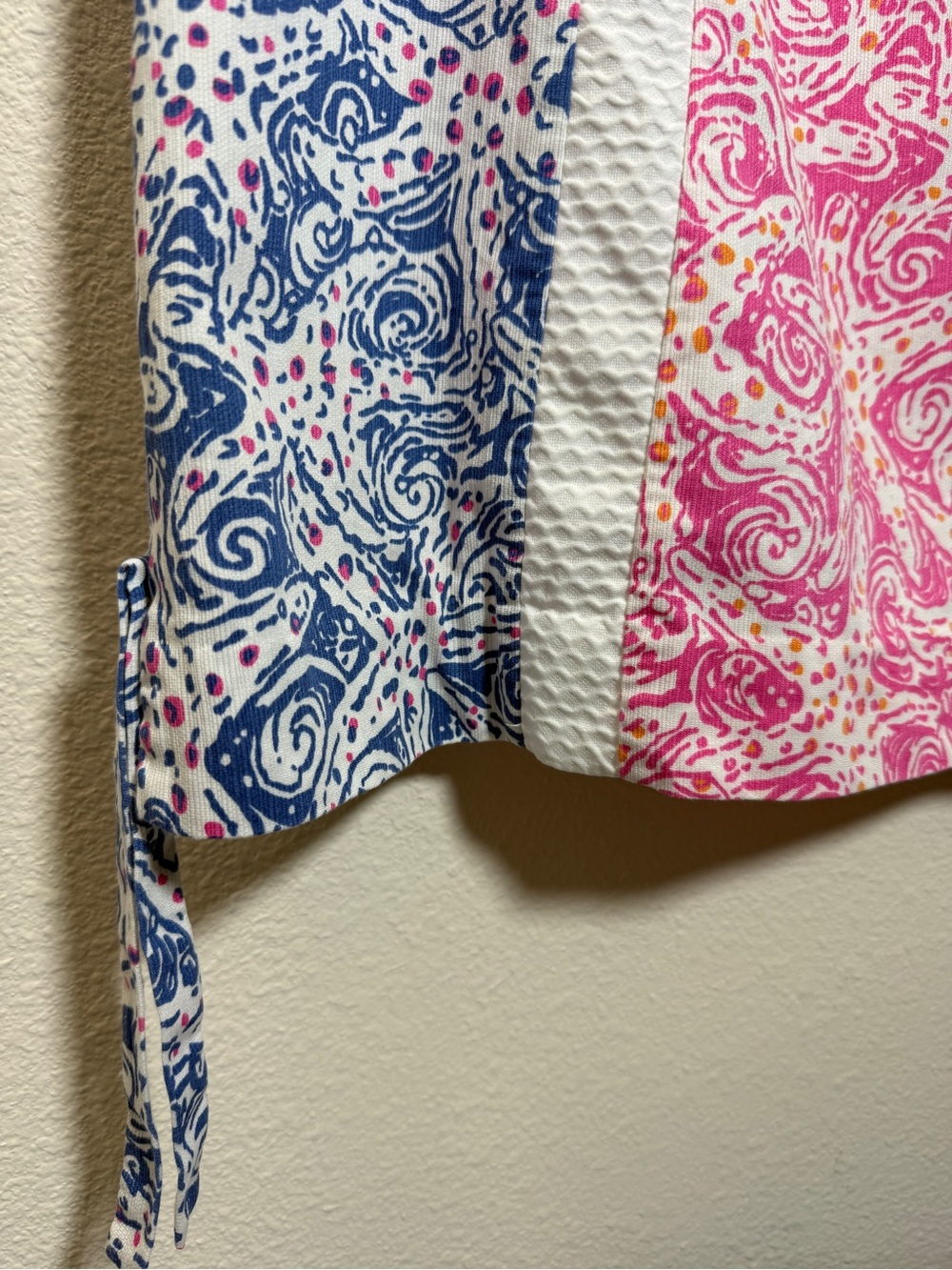 Lilly Pulitzer Shift Dress 4 Cotton Seacock Blue Pink Starfish Seashell Nautical - Picture 3 of 11